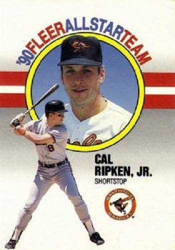 Mlb Cal Ripken Fleer All Star Team 1990 # 8