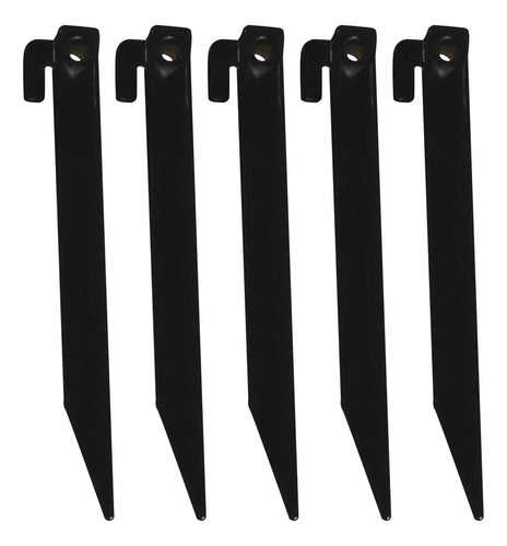 5 Piezas Estacas Para Tienda De Campaña, Ancla, 18 Cm Negro