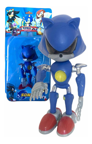 Muñeco Metal Sonic Robot The Hedgehog Unico Importados Lo++