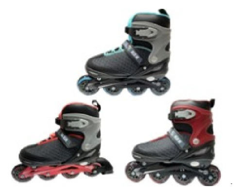 Patines Lineales Ajustable Tres Colores -ollie 