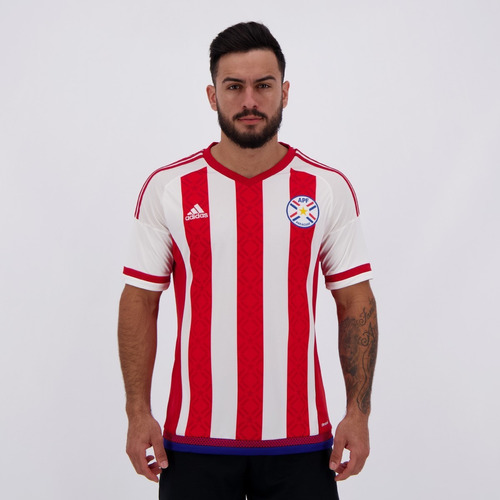 Camisa adidas Paraguai Home 2015 - Futfanatics