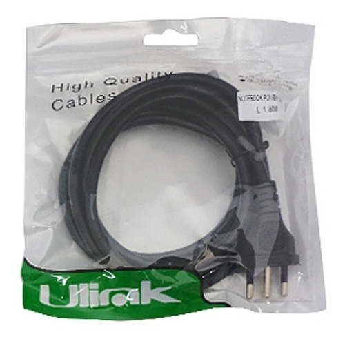 Cable De Poder Para Cpu, Monitor O Ups, De 1.8 Mts. Ulink