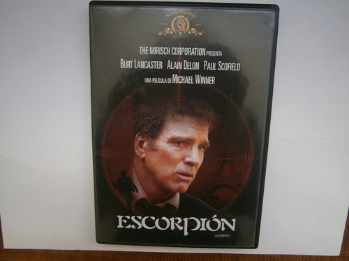 Escorpion Dvd Burt Lancaster Alain Delon Paul Scofield 1973