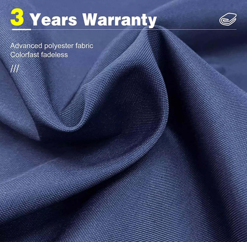 Sombrilla Purple Leaf 3 Mts Aluminio Para Exterior