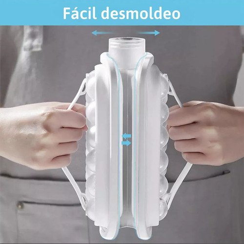 Botella De Agua Con Molde Para Hielo 1.5 Lt Bule Deportivo