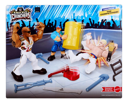 Wwe Knuckle Crunchers 3-pack Bone-crunching Movement