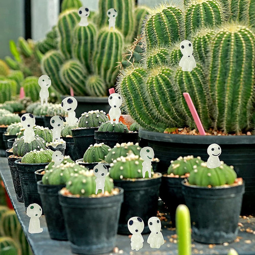 20 Pcs Elfos Árbol Fantasma Luminoso Mini Accesorios Jardín