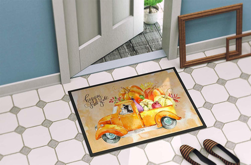 Imagen 2 de 3 de Caroline's Treasures Fall Harvest Border Collie - Felpudo