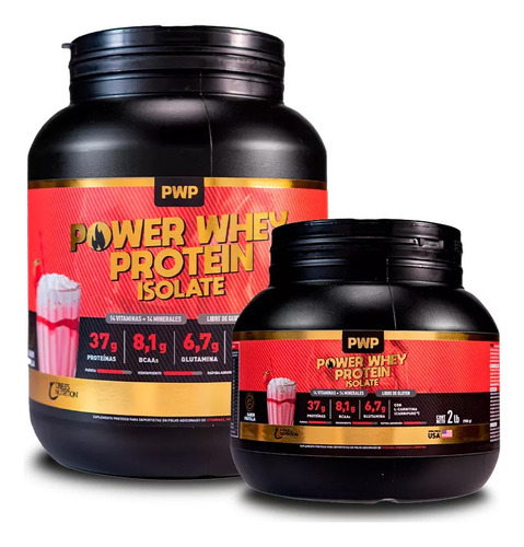 Pwp Power Whey Protein Isolate Sabor Vainillina 908gr