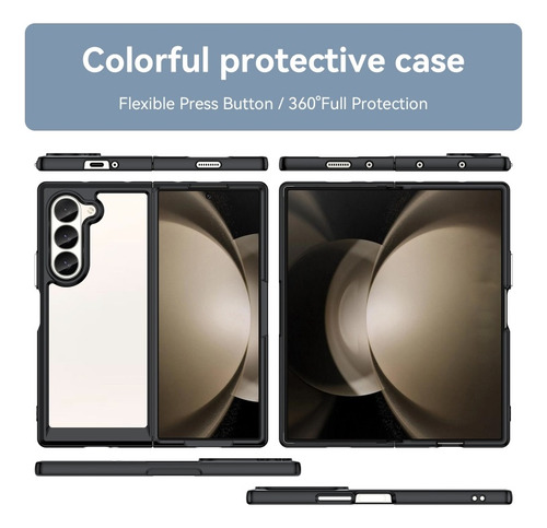 Funda Acrílica + Tpu Para Samsung, Resistente Y Colorida