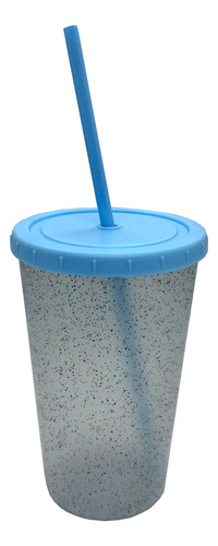 Vasos Glitter Con Sorbete X 60 Unidades Colores Surtidos