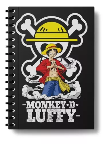 6 Adesivos Capa Caderno Prático Personagens Anime One Piece