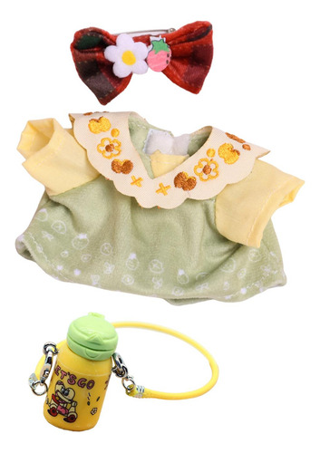 Conjunto De Ropa Para Mini Muñeca De Con Botella De Agua