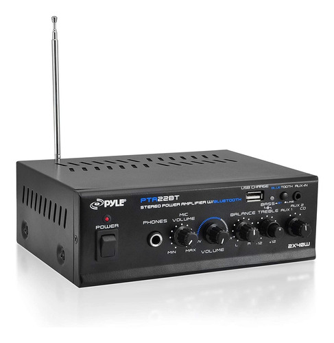 Pyle Home Mini - Amplificador De Potencia Estéreo (2 X 40 W)