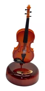 Violín Decoración Instrumento Musical 18 Cm Centro De Mesa