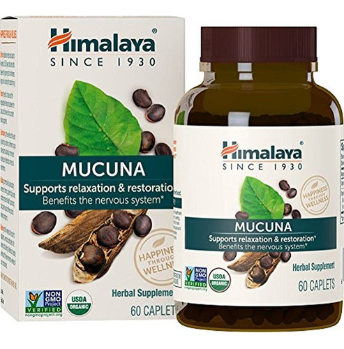 Mucuna Organic Himalaya Pruriens Extracto 60 Cap