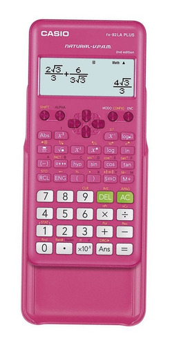 Calculadora científica Casio FX-82LA Plus -2 color rosa