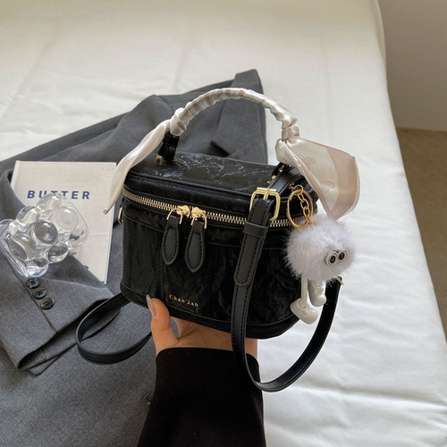 Bolso Pequeño Moderno Para Mujer, Bufanda De Seda Con Cadena