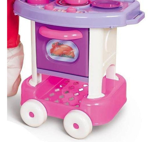 Mini Cozinha Com Acessórios Play Time Para Criança Cotiplás