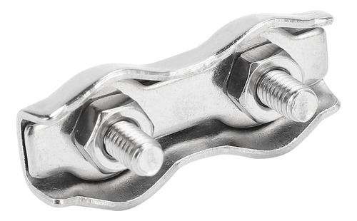 Steel Wire Rope Double Clip 10pcs Chuck Lock 304 Stainless