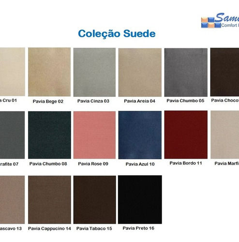 Cabeceira Estofada Adesiva 160 Cm X 70 Cm Suede Veludo - Preto