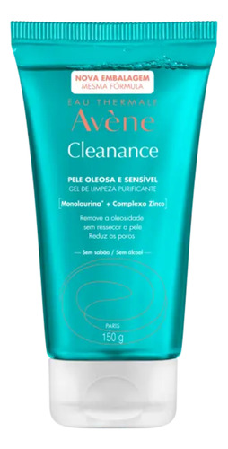  Gel De Limpeza Purificante Facial Cleanance Antiacne 60ml Avène