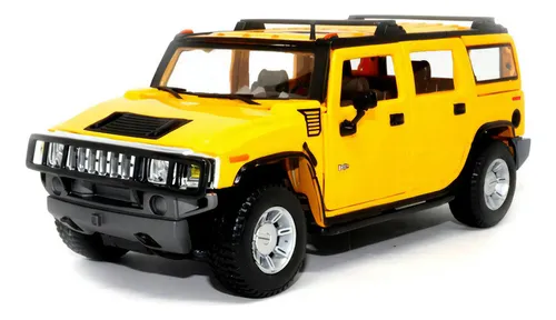 Miniatura Hummer H2 Suv 2003 Yellow Maisto 1/27