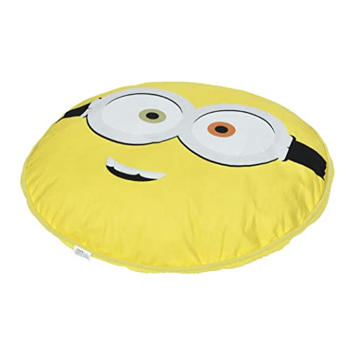 Minions Bob Face - Cama Para Perro Napper, 27 X 27 X 4 Pulga