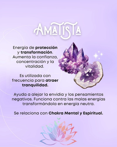 Anillo Rectangular Amatista Ajustable Amuletos Suerte