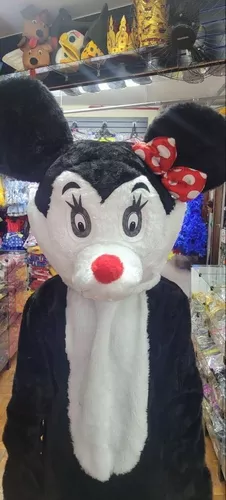 Fantasia Mascote Minnie Super Luxo