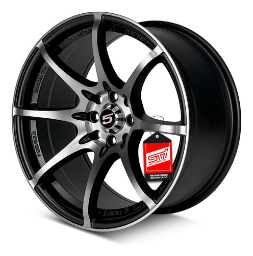 Jogo Roda Concava Xxr 527 Aro 17x9 4x100 Preto Fosco 8.7kg
