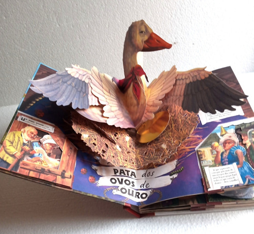 Livro Fabulas De Esopo - Pop-up - Imagens 3d Em Papel (Usado)
