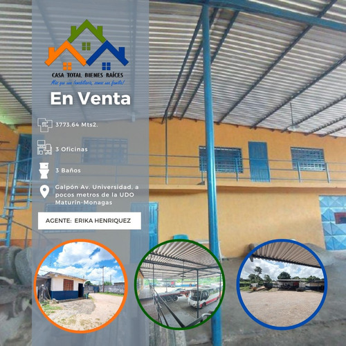 Se Vende Galpón Industrial En Av. Universidad 