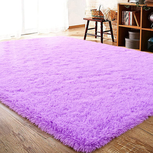 Tapetes Decorativos O Alfombras Supersuaves Morado