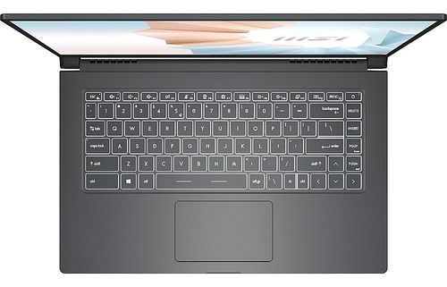 Laptop Msi Modern 15 A11mu652 15.6 Pulgadas Intel Core I7-1195g7 8 Gb Ram 1 Tb Ssd Windows 10 Home Carbon Gray