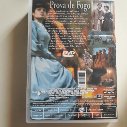 Prova De Fogo Dvd Original Com Angelina Jolie