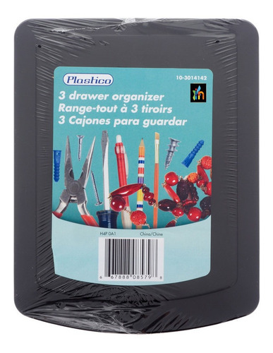 Imagen 4 de 4 de Organizador Plastico Cajonera Para Organizar Cajon Plastico