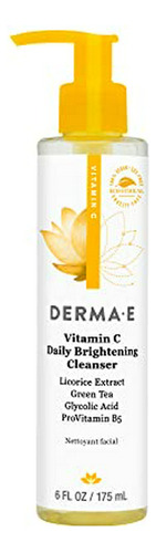 Limpiador Vitamina C Derma E 6 Oz