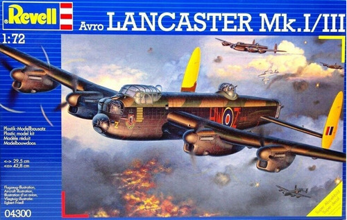 Avro Lancaster Mk. I/iii - Escala 1/72 Revell 04300
