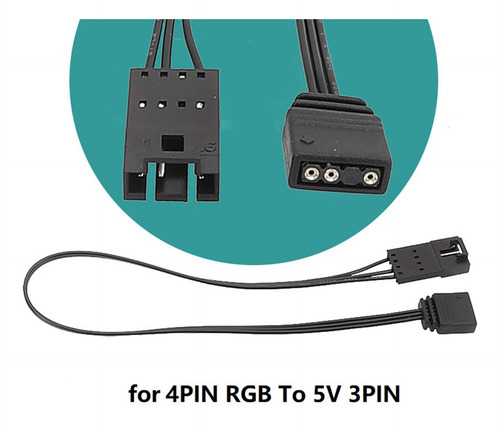 Cable Adaptador Para Ventilador Corsair, 12 V, Rgb, 4 Pines,