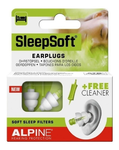 Protetor Auricular Alpine Sleepsoft Dormir Barulho Ronco