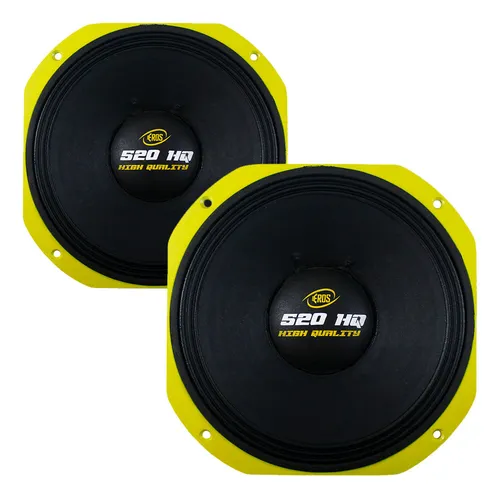 comprar 2 Woofer 10pol 4 Ohms E-520 Hq High Quality Eros 1040rms Par