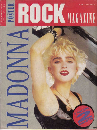 Rock Magazine Madonna Con 7 Posters 2 De Ellos Gigantes Pop