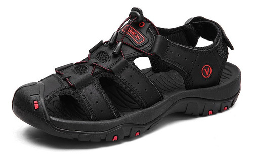 1 Par De Sandalias Transpirables De Verano Para Hombre, Zapa