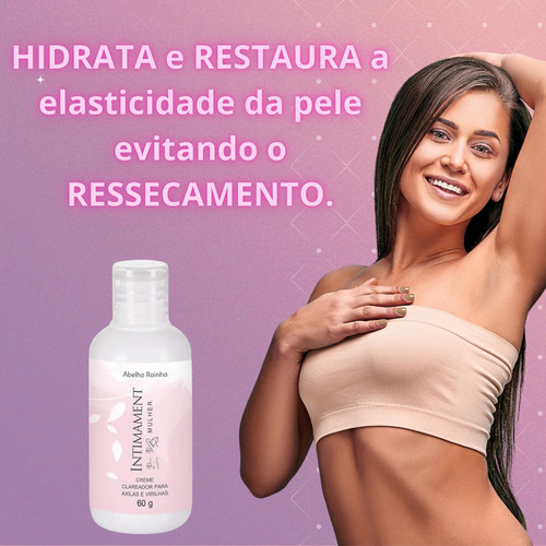 Creme Clareador Facial + Creme Clareador Axilas Virilha