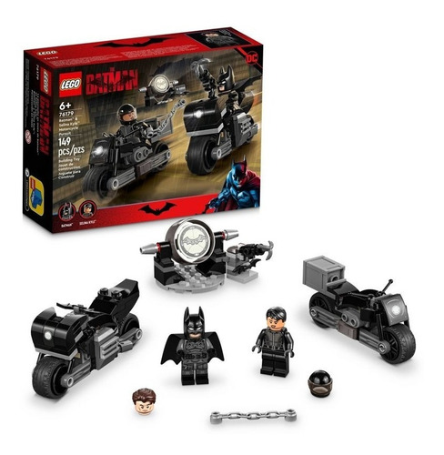 Kit Lego Dc Batman Y Selina Kyle Persecución En Moto 76179 Cantidad de piezas 149