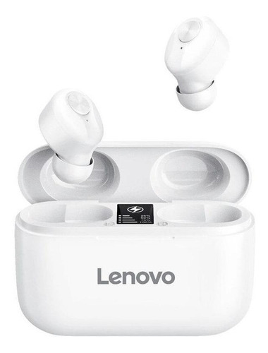 Imagen 2 de 2 de Audífonos in-ear inalámbricos Lenovo HT18 blanco