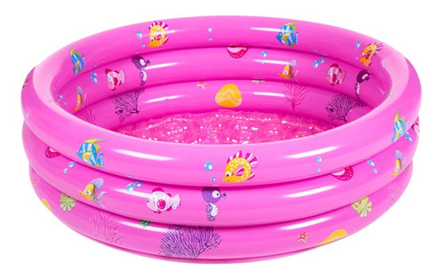 Piscina Inflable Plástico 3 Anillos 140 X 40 Cm / Lhua Store