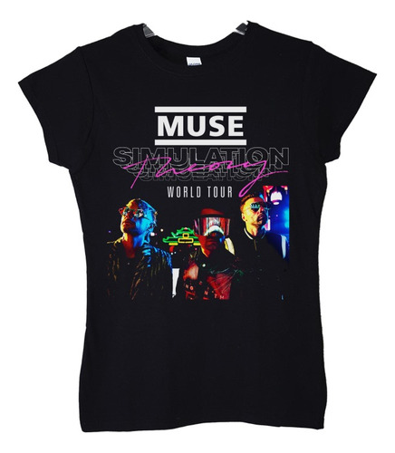 Polera Mujer Muse Simulation Theory World Tour Rock Abominat