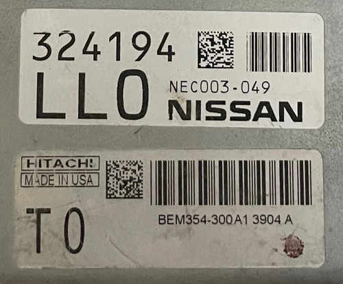 Computadora Nissan Frontier 2013 Motor 2.5 (Usado)
